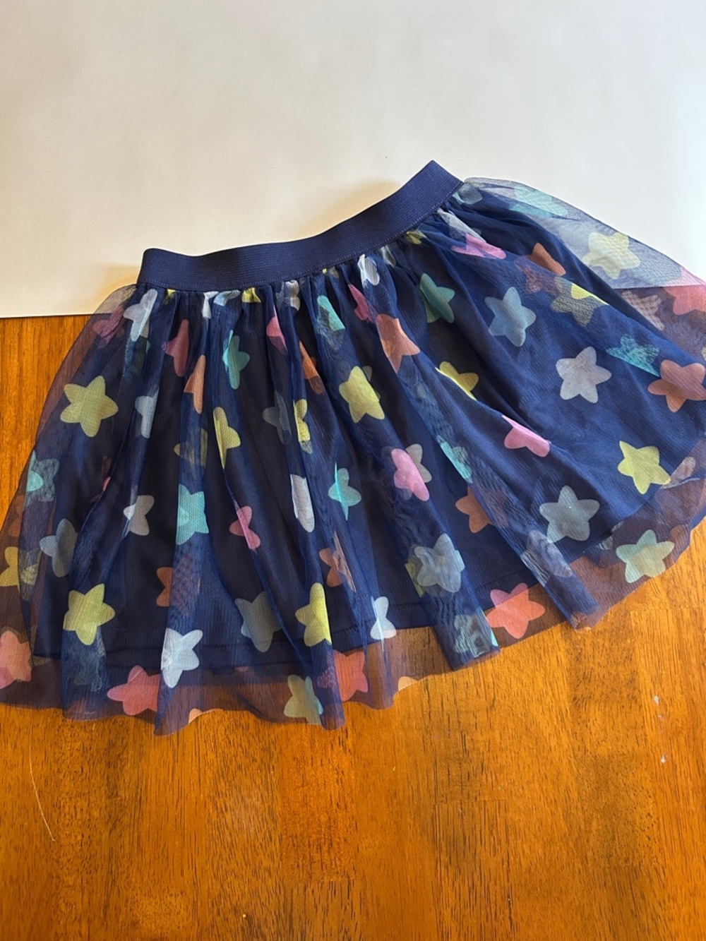 Girls Star Tutu Skirt 4T Blue Tulle Twirl Skirt Bluey